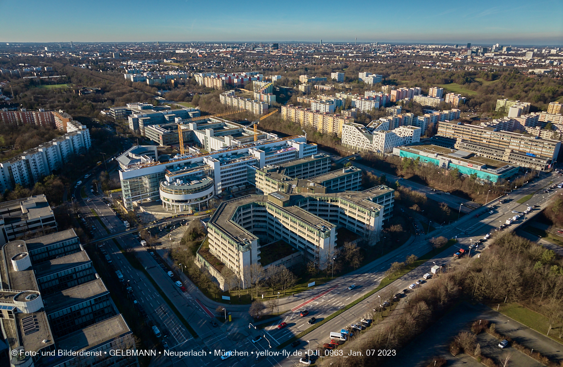 07.01.2023 - Umgebung in Neuperlach